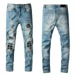 amiri jeans prix bas skinny fit ar6630 wash blue